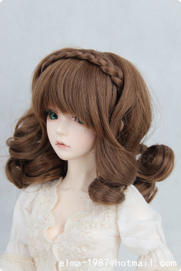 high temperature wire brown wig for bjd doll-08.jpg